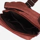 Сумка слинг через плечо мужская Vintage leather-22186 Коричневая - изображение 7