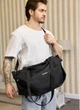 Мужская спортивная сумка из ткани Oxford Vogue городская водостойкая черная Sambag 55444 - изображение 2