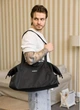 Мужская спортивная сумка из ткани Oxford Vogue городская водостойкая черная Sambag 55444 - изображение 13