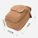 Сумка планшет через плечо мужская Vintage leather-22220 Коричневая - изображение 5