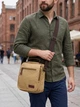 Сумка планшет через плечо мужская Vintage leather-22229 Песочная - изображение 2