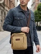 Сумка планшет через плечо мужская Vintage leather-22239 Песочная - изображение 2