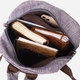 Рюкзак тканевый 10 л Vintage leather-22240 Серый - изображение 8