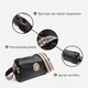 Сумка кросс боди через плечо женская из натуральная кожи Vintage leather-22262 Черная - изображение 6