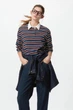 Лонгслів Uniqlo 40(XS) Коричнево-синій (150111) - зображення 4