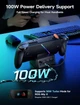 Док-станция JSAUX для Steam Deck/ROG Ally/Legion Go Dock, 4-в-1, HDMI 4K@60Hz, 2USB-A и 100 Вт USB-C (HB0503) - изображение 7