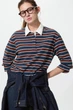 Лонгслів Uniqlo 44(M) Коричнево-синій (150111) - зображення 1