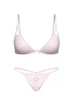 Комплект белья: бюстгальтер с мягкой чашкой и трусики стринг Victoria's Secret 46(L) Розовый (150191) - изображение 1