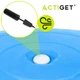 М'яч для фітнесу (фітбол) Actiget 55 см з насосом Blue (ACT0142) - зображення 13