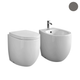 Підлогове біде NIC DESIGN MILK 004280052, коричневий, напівкругла - изображение 1