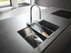 Кухонна мийка HANSGROHE, нержавіюча сталь, прямокутна, 71x45 см - изображение 4