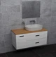 Тумба для ванної ROCA VICTORIA BASIC, білий/глянсовий, підвісний, 89 см - изображение 6
