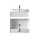 Умивальник NIC DESIGN SEMPLICE 001384001, білий/глянсовий, накладний, 60 см - изображение 1