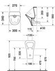 Пісуар DURAVIT DURASTYLE 2808300000, кругла, санфаянс - изображение 2