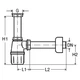 Сифон для умивальника VIEGA Siphon 119270, білий, пластик - изображение 2