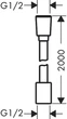 Шланг для душу HANSGROHE DESIGNFLEX 28230140, бронза/сатин, пластик, 200 см - изображение 2
