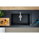 Кухонна мийка HANSGROHE, чорний/матовий, прямокутна, 77x51 см - зображення 6