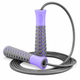 Скакалка PowerPlay 4206 Jump Rope PRO+ Сіро-фіолетова (2,75m.) - изображение 1