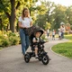 Дитячий триколісний велосипед Best Trike 6088 626-87F, поворотне сидіння 360°, надувні колеса, музика USB/Bluetooth, фара, батьківська ручка - зображення 2
