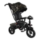 Дитячий триколісний велосипед Best Trike 6088 626-87F, поворотне сидіння 360°, надувні колеса, музика USB/Bluetooth, фара, батьківська ручка - зображення 4