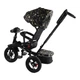 Дитячий триколісний велосипед Best Trike 6088 626-87F, поворотне сидіння 360°, надувні колеса, музика USB/Bluetooth, фара, батьківська ручка - зображення 6