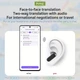 Беспроводные наушники-перекладчик HTC NE20 TWS Bluetooth 6.0, перевод 134 языков в реальном времени, HiFi звук, спортивные - изображение 6