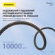 Кабель для зарядки Foneng X117 Type-C на Type-C 60W 1.2 м универсальный смарт для быстрой зарядки айфона iPhone телефона повербанка шнуры для смартфонов и планшетов - изображение 7