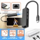 Переходник адаптер Type-C на Ethernet RJ45 + 3 USB порта, черный (R051780) - изображение 2