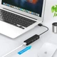 Переходник адаптер USB на Ethernet + 3 USB порта, черный (R051778) - изображение 4