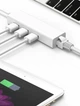 Переходник адаптер Type-C на Ethernet RJ45 + 3 USB порта, белый (R051781) - изображение 3