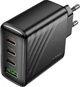 Сетевое зарядное устройство Hoco CS27A Supply PD67W (3C1A) charger (EU) Black (6942007639835) - изображение 2