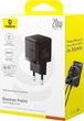 Сетевое зарядное устройство Baseus Palm Fast Charger 1C 20W EU Cosmic Black set with cable USB-C to iP 20W 1 м (E0116401) - изображение 6
