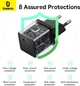 Сетевое зарядное устройство Baseus Palm Fast Charger 1C 20W EU Cosmic Black set with cable USB-C to iP 20W 1 м (E0116401) - изображение 13