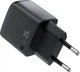 Сетевое зарядное устройство Acefast A114 PD25W GaN charger (USB-A+USB-C) with digital display Black (6974316284437) - изображение 4