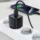 Сетевое зарядное устройство Acefast A116 PD35W GaN charger (USB-A+USB-C) with digital display Black (6974316284468) - изображение 8
