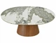 Стол обеденный раскладной в гостиную/кухню Marocco Ceramic 160(+40)х90 Signal орех/белый (МДФ/натуральный шпон/керамика) (MAROCCOBOR160) - изображение 5