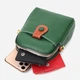Сумка планшет через плечо женская из натуральная кожи Vintage leather-22268 Зеленая - изображение 10