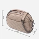 Сумка кросс боди через плечо женская из натуральная кожи Vintage leather-22328 Бежевая - изображение 4