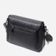 Сумка кросс боди через плечо женская из натуральная кожи Vintage leather-22330 Черная - изображение 2