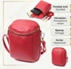 Сумка кросс-боди женская кожаная Vintage leather-22340 Красная - изображение 14