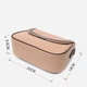 Сумка кросс боди через плечо женская из натуральная кожи Vintage leather-22373 Бежевая - изображение 4