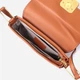 Сумка кросс боди через плечо женская из натуральная кожи Vintage leather-22390 Коричневая - изображение 9