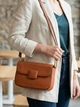Сумка кросс боди через плечо женская из натуральная кожи Vintage leather-22390 Коричневая - изображение 13