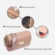 Сумка кросс боди через плечо женская из натуральная кожи Vintage leather-22403 Бежевая - изображение 6