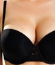 Бюстгальтер балконет push-up 9460 Balaloum чорний 80B - зображення 3