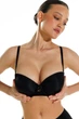 Бюстгальтер балконет push-up 9460 Balaloum чорний 80B - зображення 7