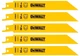 Zestaw brzeszczotów do piły szablastej DeWalt do metalu BIM 152 mm 5 szt (DT2361-QZ) - obraz 3