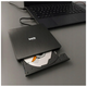 Внешний DVD-привод USB 3.0 для чтения записи дисков 26083 черный IZOXIS LS-2855 - изображение 1