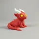 Декоративная фигурка Красный дракон из PLA-пластика 70 мм - изображение 10