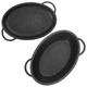 Форма для запікання Orion Grande з кришкою гранітна овальна 40 x 28 x 19 см (8592381177027) - зображення 1